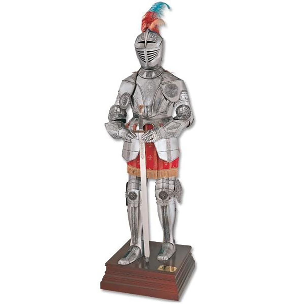 Доспехи рыцарские Чарльза V, никель, 190см