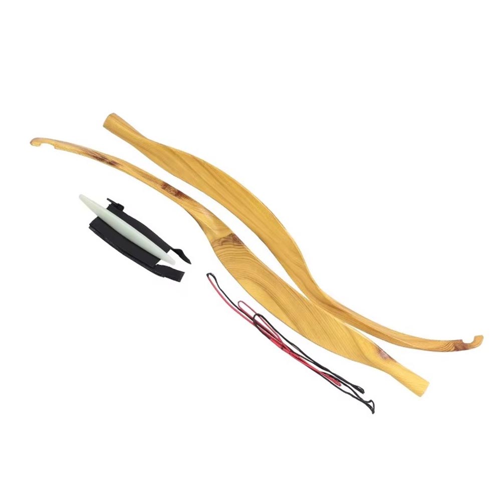 Лук традиционный монгольский разборный, сила 25 фунтов, цвет натуральное дерево