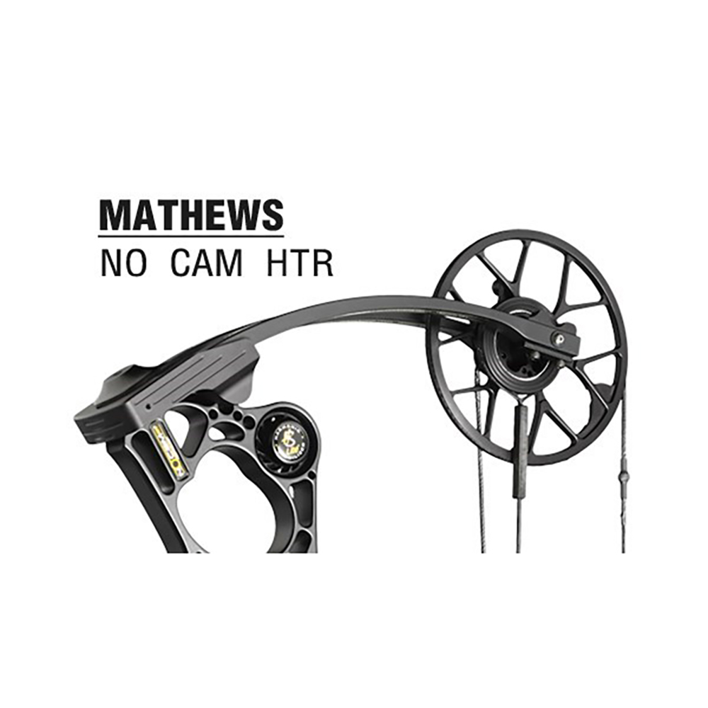 Лук блочный NO CAM HTR, начальная скорость 330 фут в сек, сила 60 lbs, для праворуких, длина натяжен