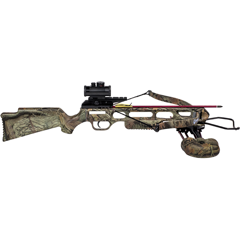 Арбалет рекурсивный силой 95Lbs с защитой от холостого выстрела, прицел 4х32, ствол алюминий, прикла