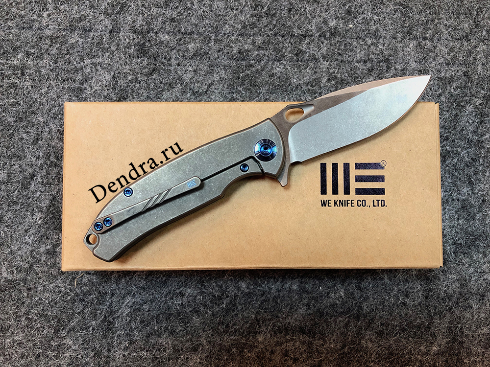 Нож складной  Rectifier 803B, цвет зеленый, сталь CPM-S35VN, длина клинка 74,9 мм, рукоять G10/титан