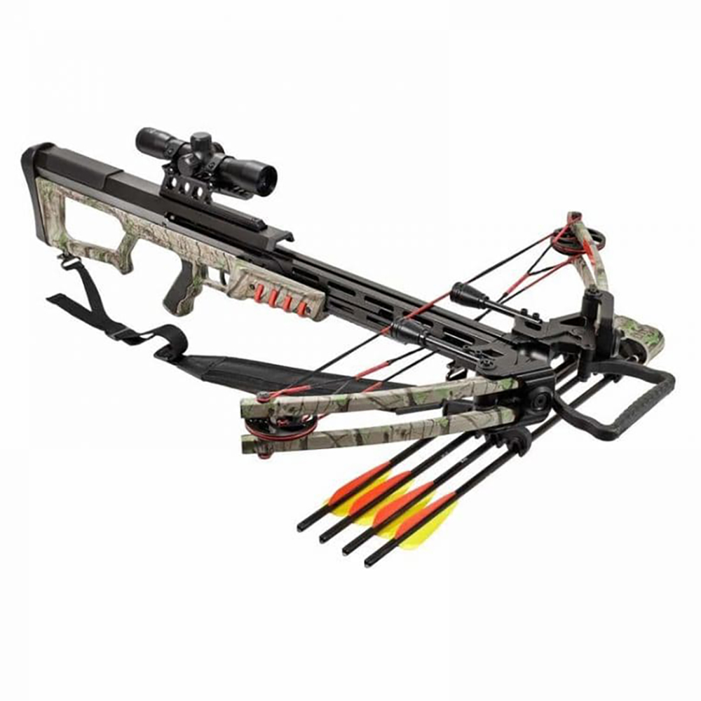 Арбалет блочный с защитой от холостого выстрела, ствол алюминий, плечи фиброглас, сила 95 Lbs, начал