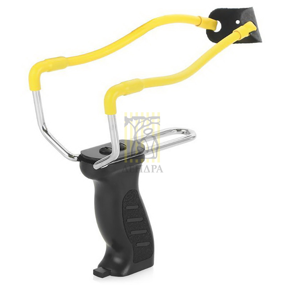 Рогатка спортивная с магазином для шариков в рукоятке, цвет черный