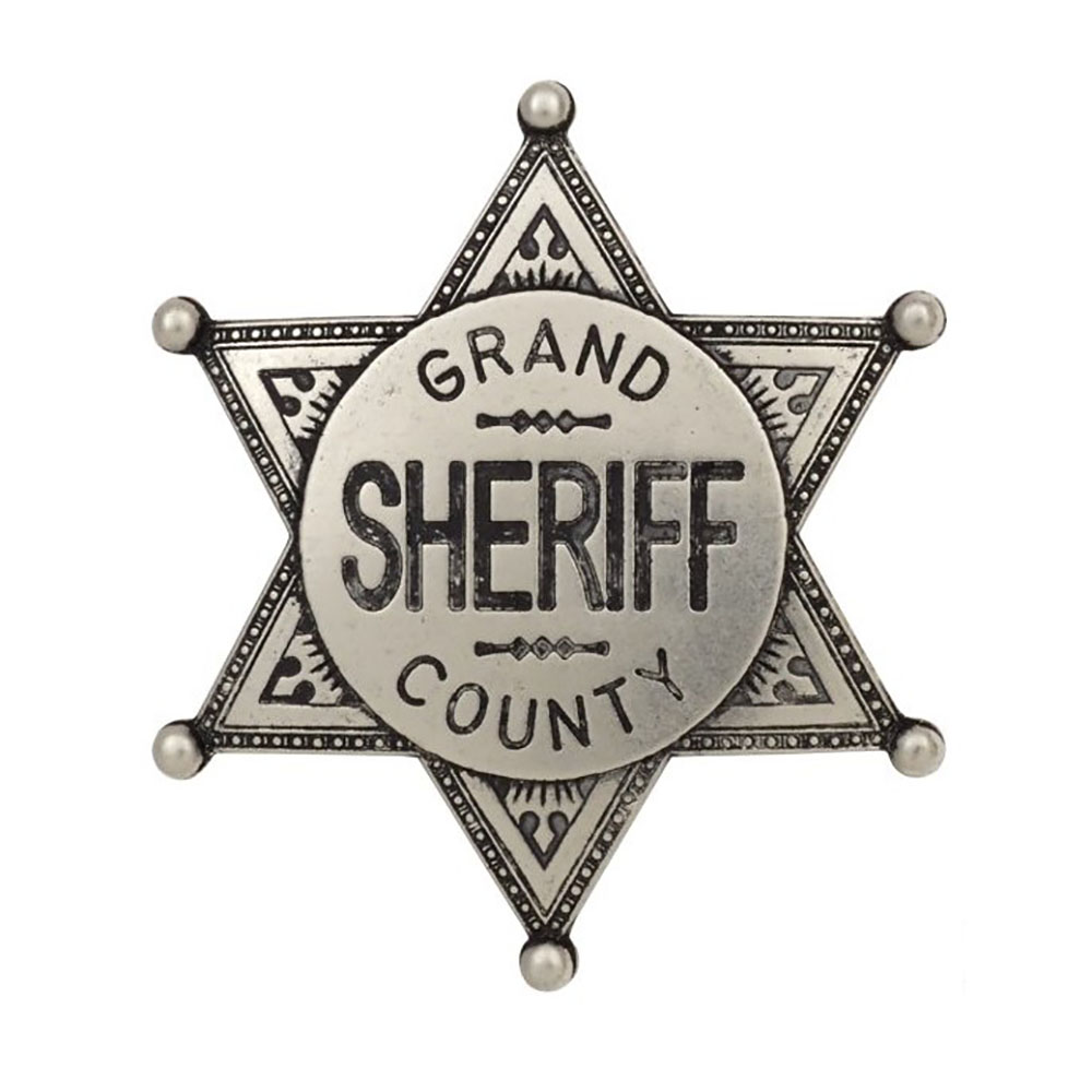Значок шерифа (шестиконечная звезда), никель