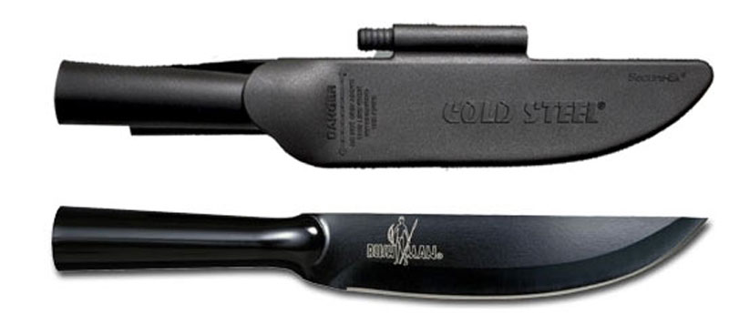 Нож "Bushman" с фиксированным клинком, сталь SK-5 High Carbon, длина клинка 7", чехол, цвет черный