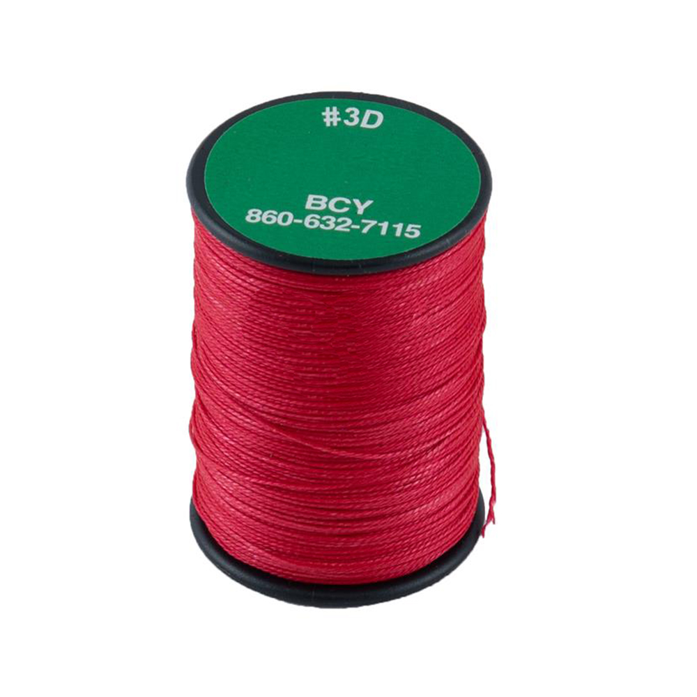 Нить обмоточная #3D для изготовления тетивы, длина 120 ярдов, производитель BCY, цвет красный