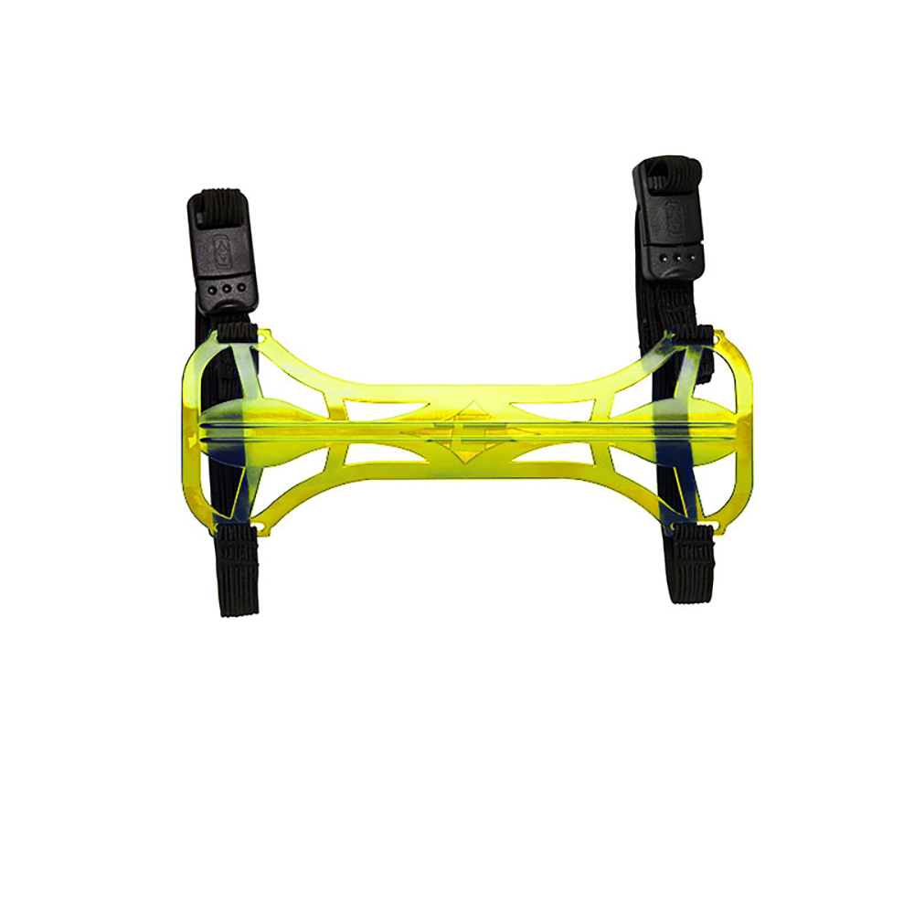 Защитная крага Deluxe на руку, форма кости, цвет желтый