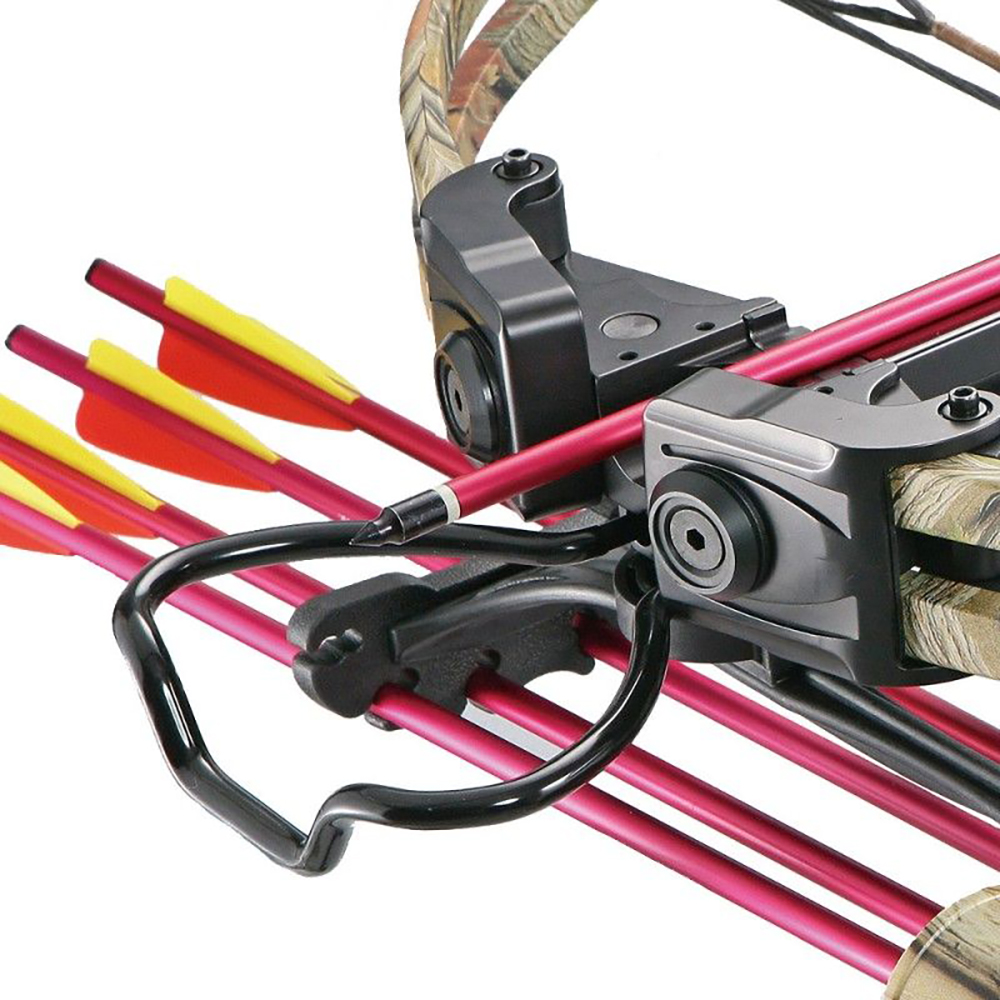 Арбалет блочный силой 95Lbs с защитой от холостого выстрела, прицел 4х32, ствол алюминий, корпус пла