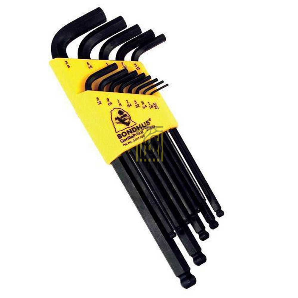 Ключи в наборе для регулировки и настройки лука BONDHUS, размер от ,050 до 5/16