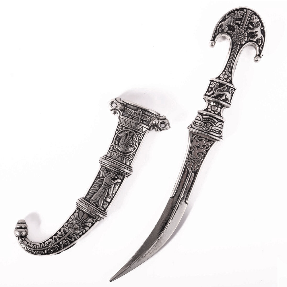 Кинжал персидский , металлические ножны, никель, VI в. до нашей эры