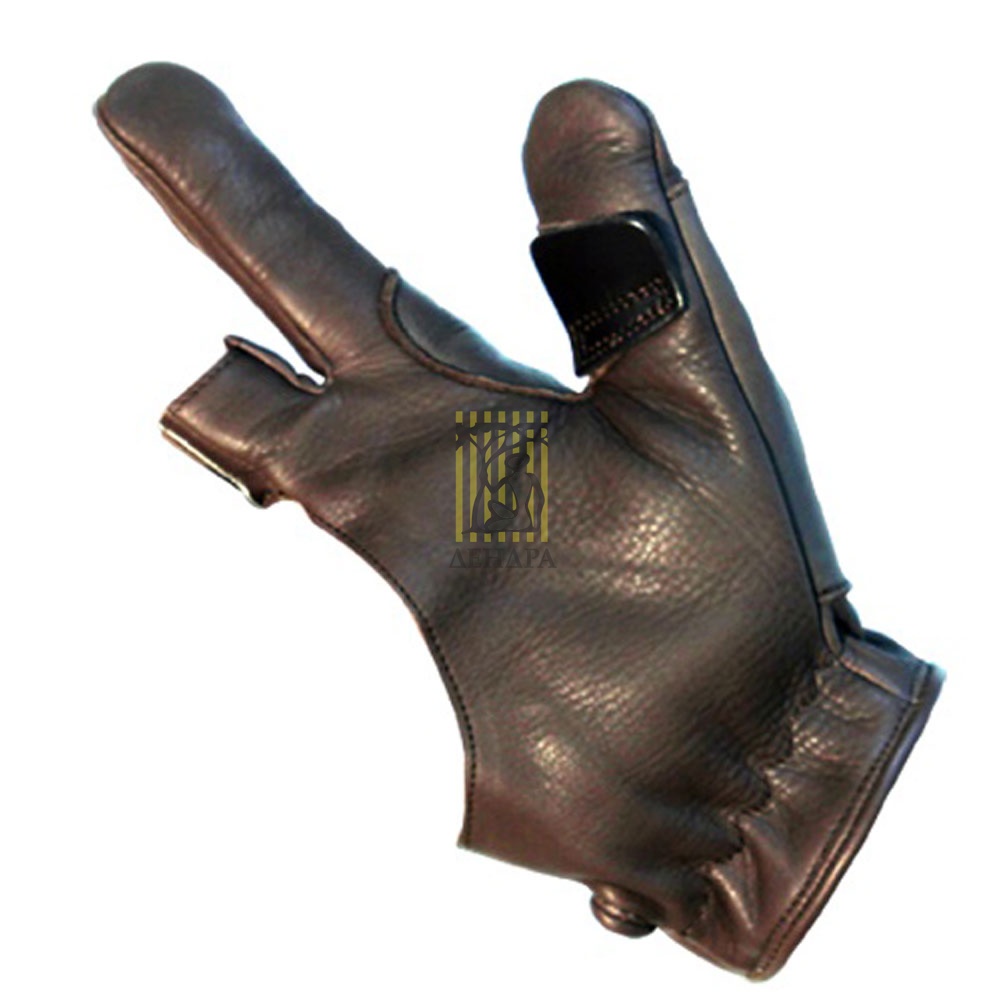 Перчатка для стрельбы из лука KTB, кожа, размер L