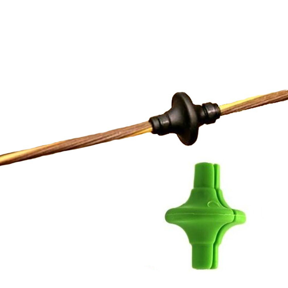 Киссер для установки на тетиву лука, размер L, цвет зеленый, 1 шт