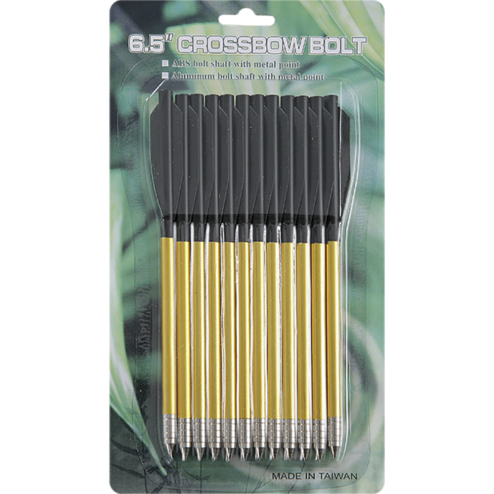 Стрелы для арбалета-пистолета, материал алюминий, длина 6,5", 12 шт в комплекте