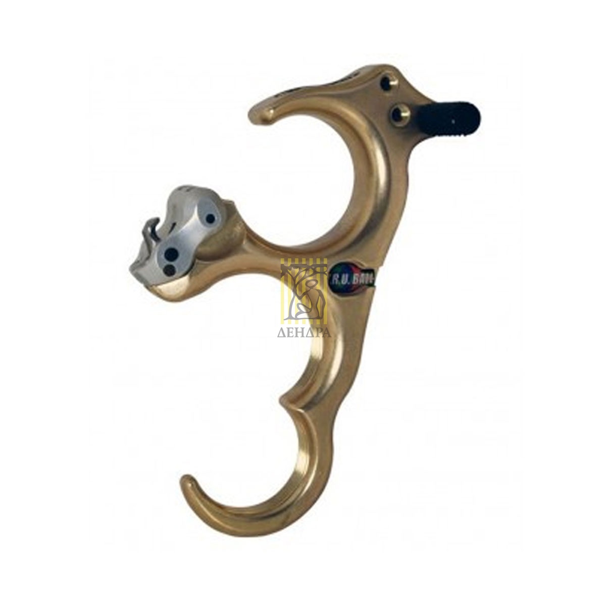 Релиз Honey Badger Claw для стрельбы из лука с микрорегулировкой на три пальца, материал латунь, раз