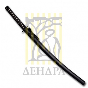 Катана"Журавль"р.черн.плетен,ножн.черные, шт