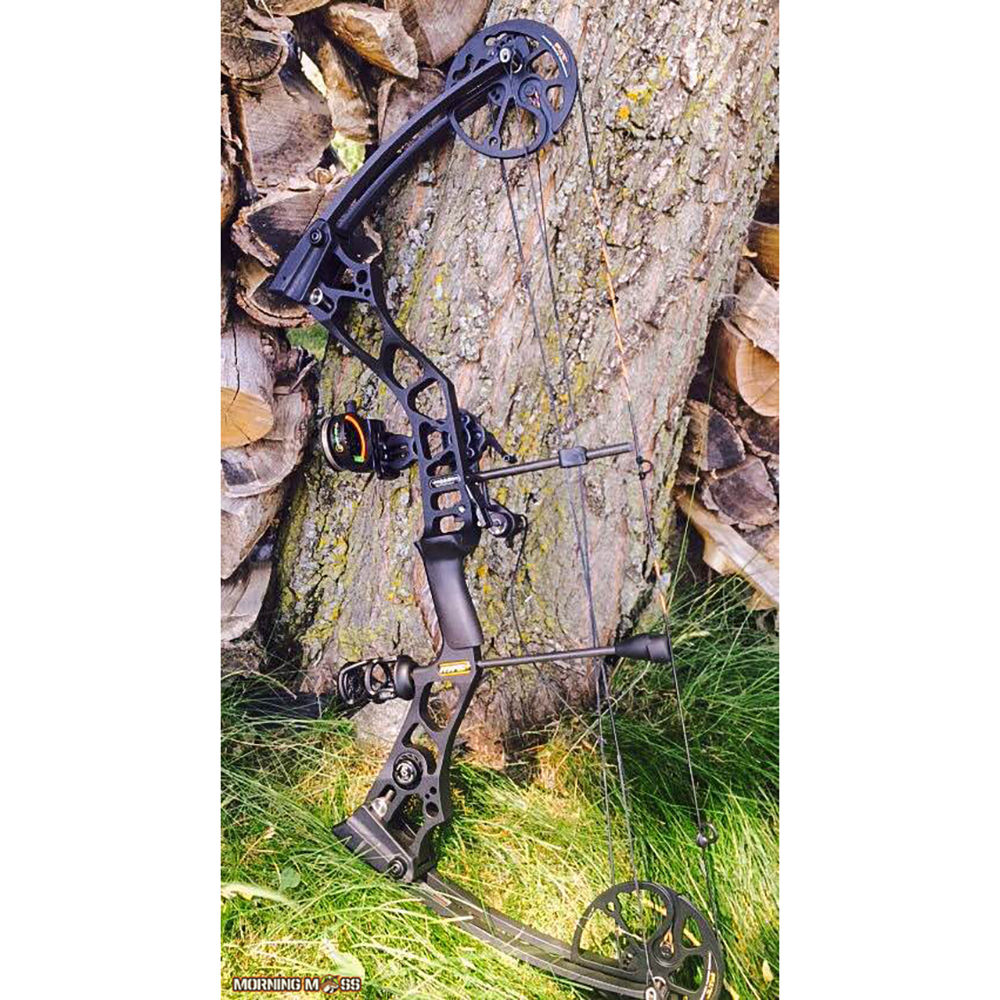 Лук блочный HYPE DT, начальная скорость 310 фут в сек, сила 60 lbs, база 7", для праворуких, СТС, га