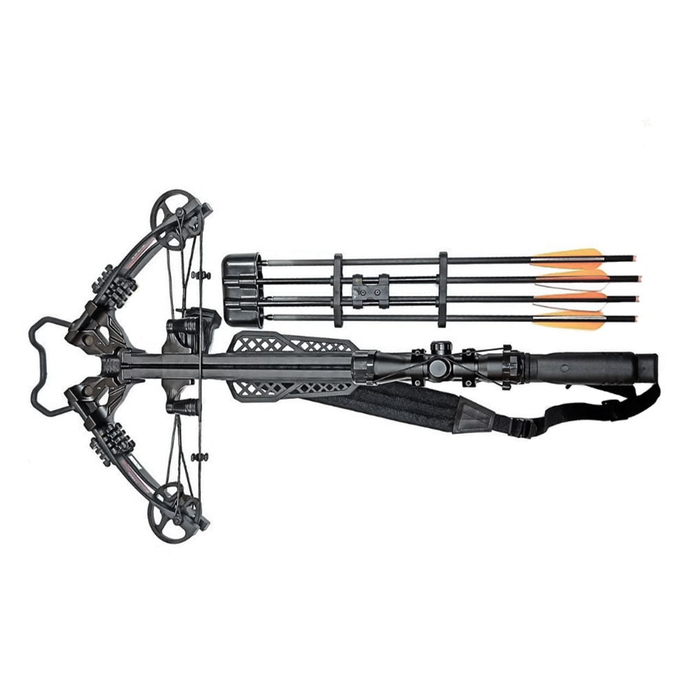 Арбалет блочный Hector с защитой от холостого выстрела, начальная скорость 395 фут/сек, расстояние м