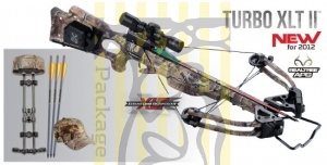 Арбалет Turbo XLT II с аксессуарами, прицел 3xProView2, механический натяжитель AcuDraw, цвет камуфл