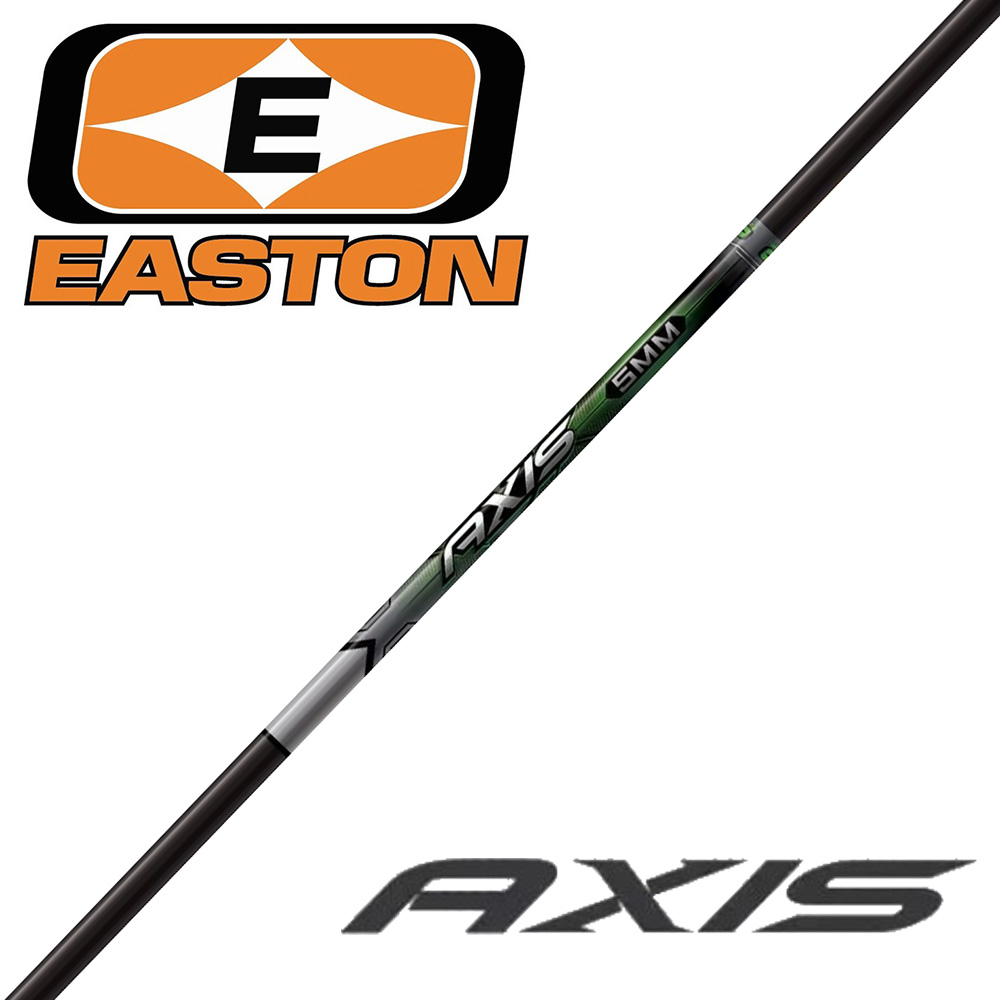 Древки для стрел AXIS, жесткость 600, прямолинейность 0,005", диаметр 5 мм, хвостовик и инсерт в ком