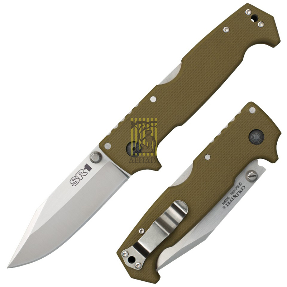 Нож Андрея Демко SR1 складной, сталь S35VN, клинок Clip Point, длина клинка 4", замок Tri-Ad® Lock,