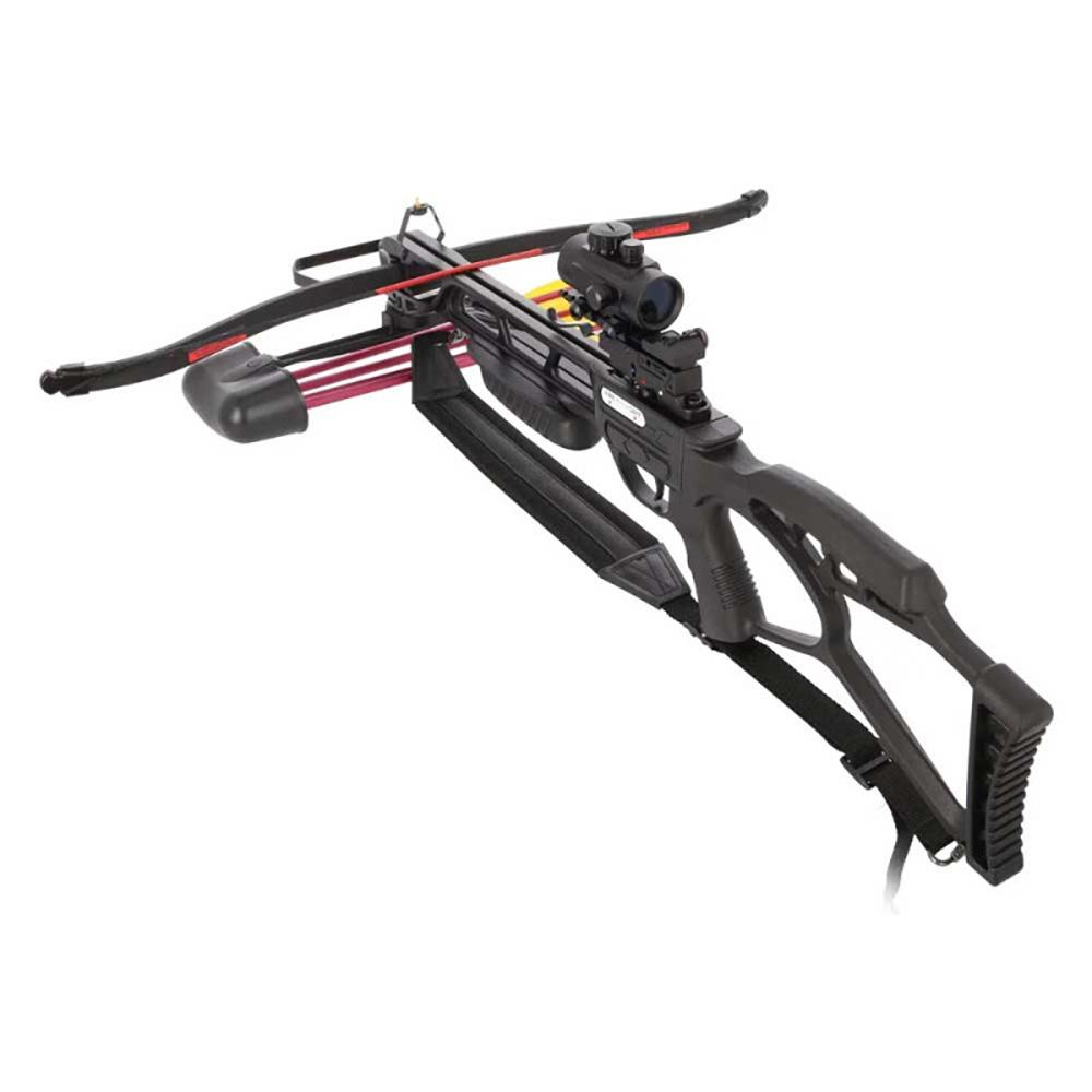 Арбалет рекурсивный Brandon, начальная скорость 250 фут/сек, размах плечей 25,75", длина натяжения 9