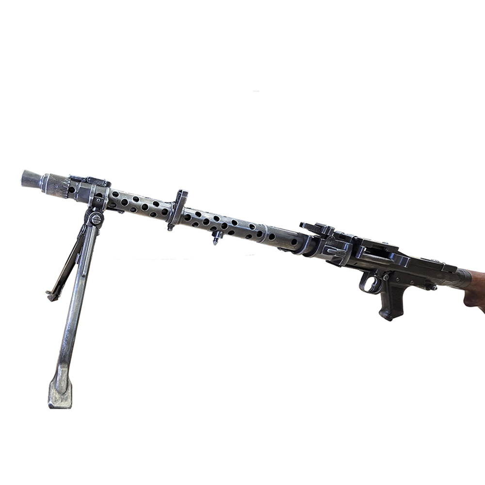 Пулемет MG 34 состаренный. Вторая мировая война с имитацией ударно-спускового механизма, сошки, мате