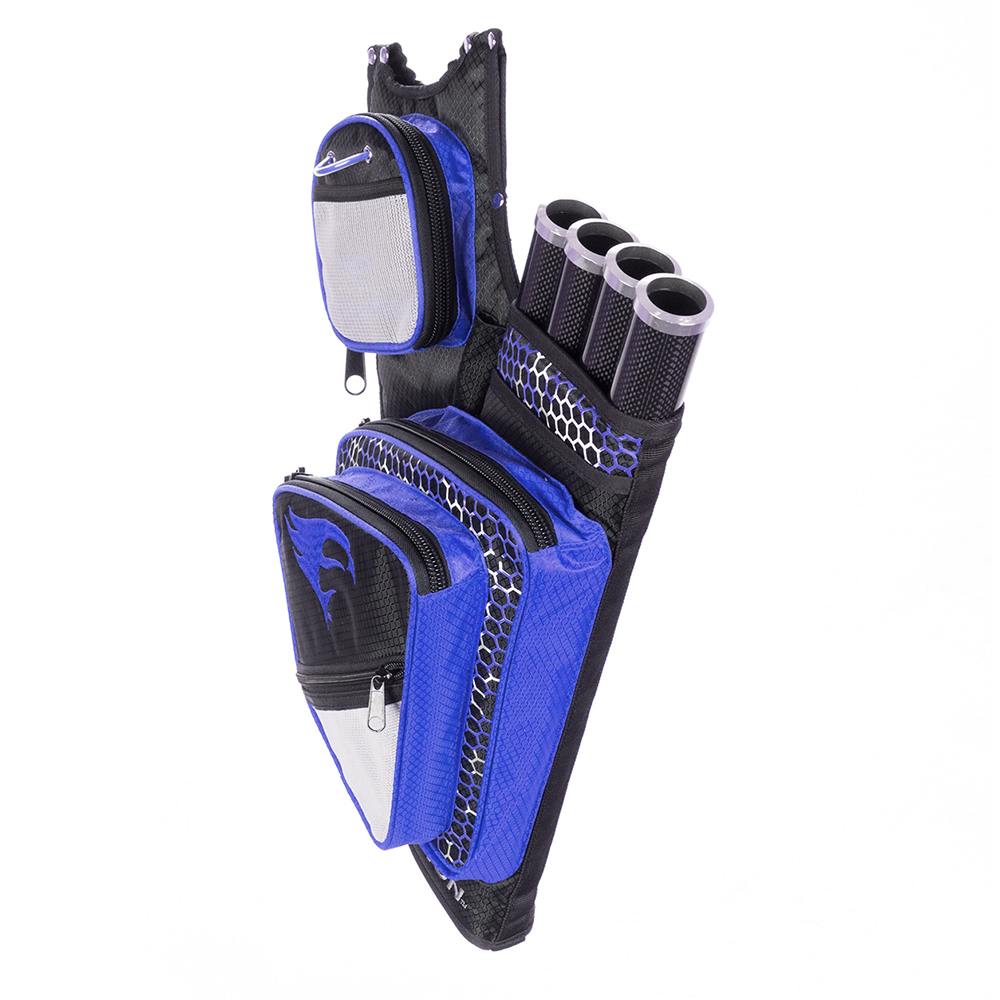 Кивер для стрел Adrenalin, на 4 стрелы, производитель Elevation, для правшей, цвет черный с синий