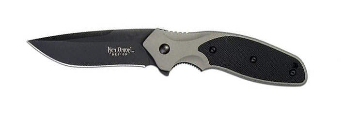 Нож складной Кена Аниона "Shenanigan", сталь Acuto+, твёрдость 60 HRC, покрытие клинка нитрид титана