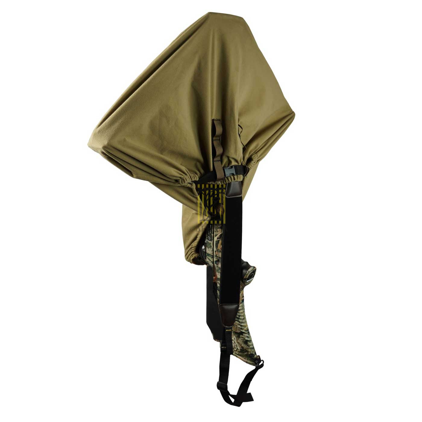 Чехол для арбалетов с расстоянием от оси до оси 15 -30", цвет черный/оливковый