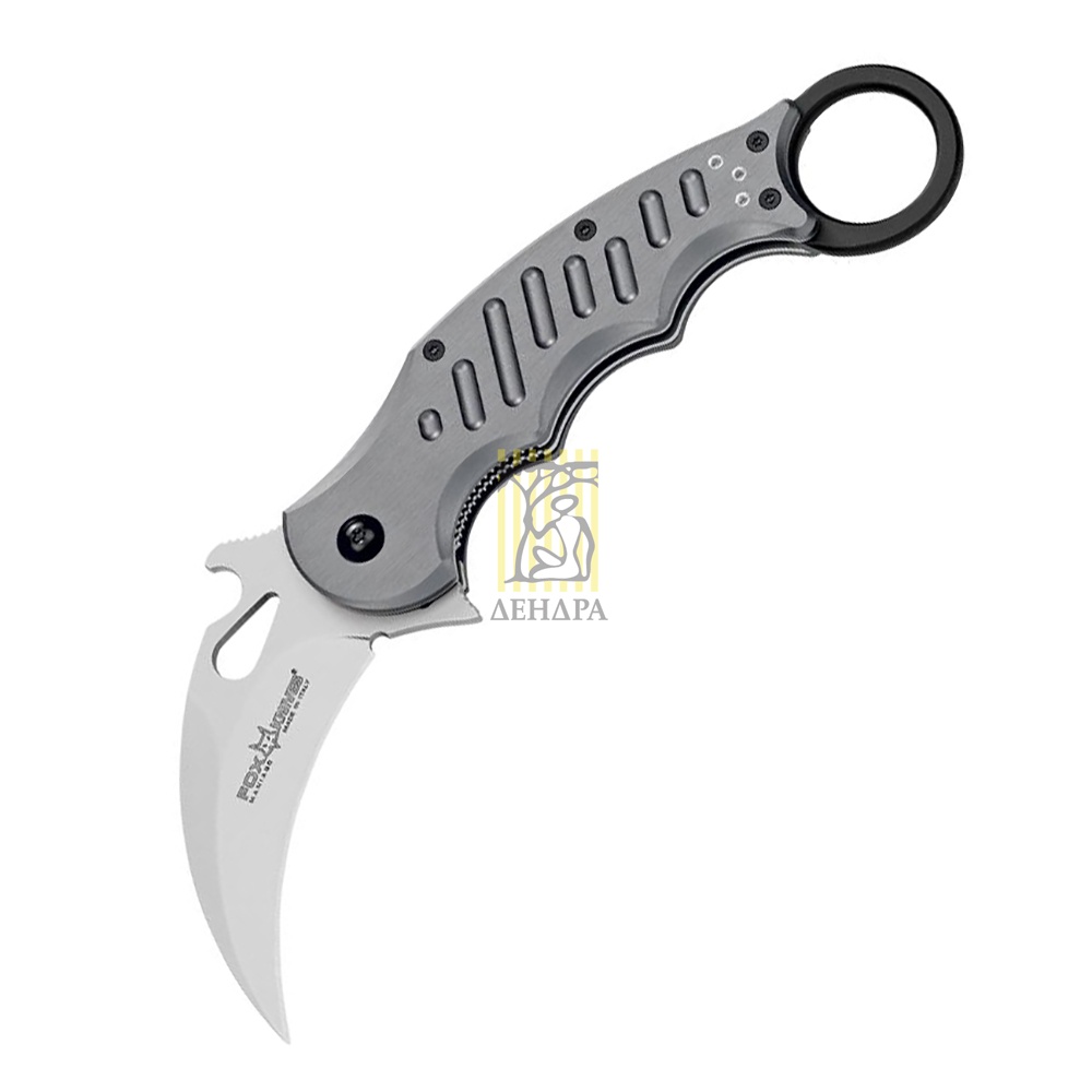 Нож "FOX KARAMBIT" складной, рукоять алюминий