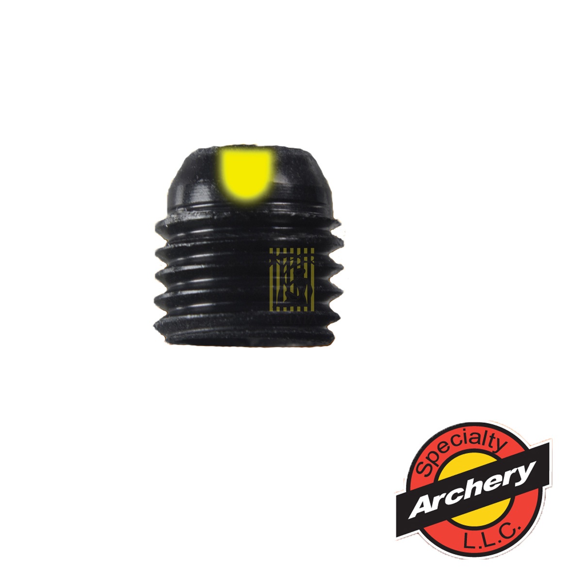 Вставка в пип-сайт с линзой, размер отверстия 1/4", номер 1 желтая метка