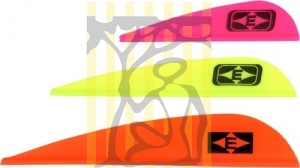 Оперение для стрел пластиковое DIAMOND, размер 380, цвет белый, 100 шт. в упаковке