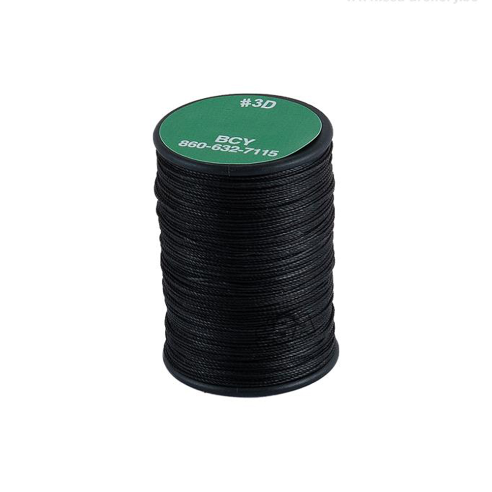 Нить обмоточная #3D для изготовления тетивы, длина 120 ярдов, производитель BCY, цвет черный