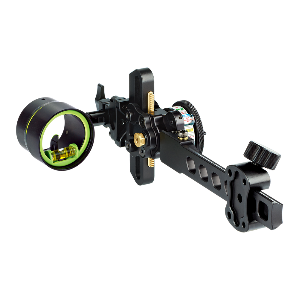 Прицел охотничий для блочного лука Tetra Max Tournament с микронастройками, диаметр скопа 42 мм, пин