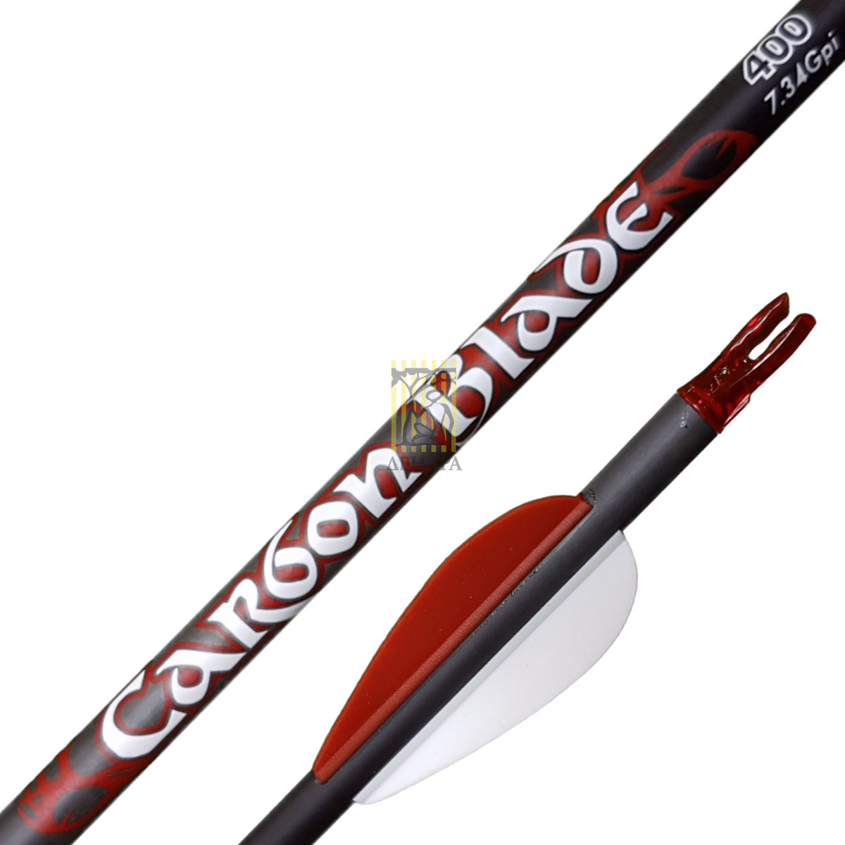 Стрелы CARBON BLADE, размер 400, оперение, хвостовик, инсерт, 1 шт