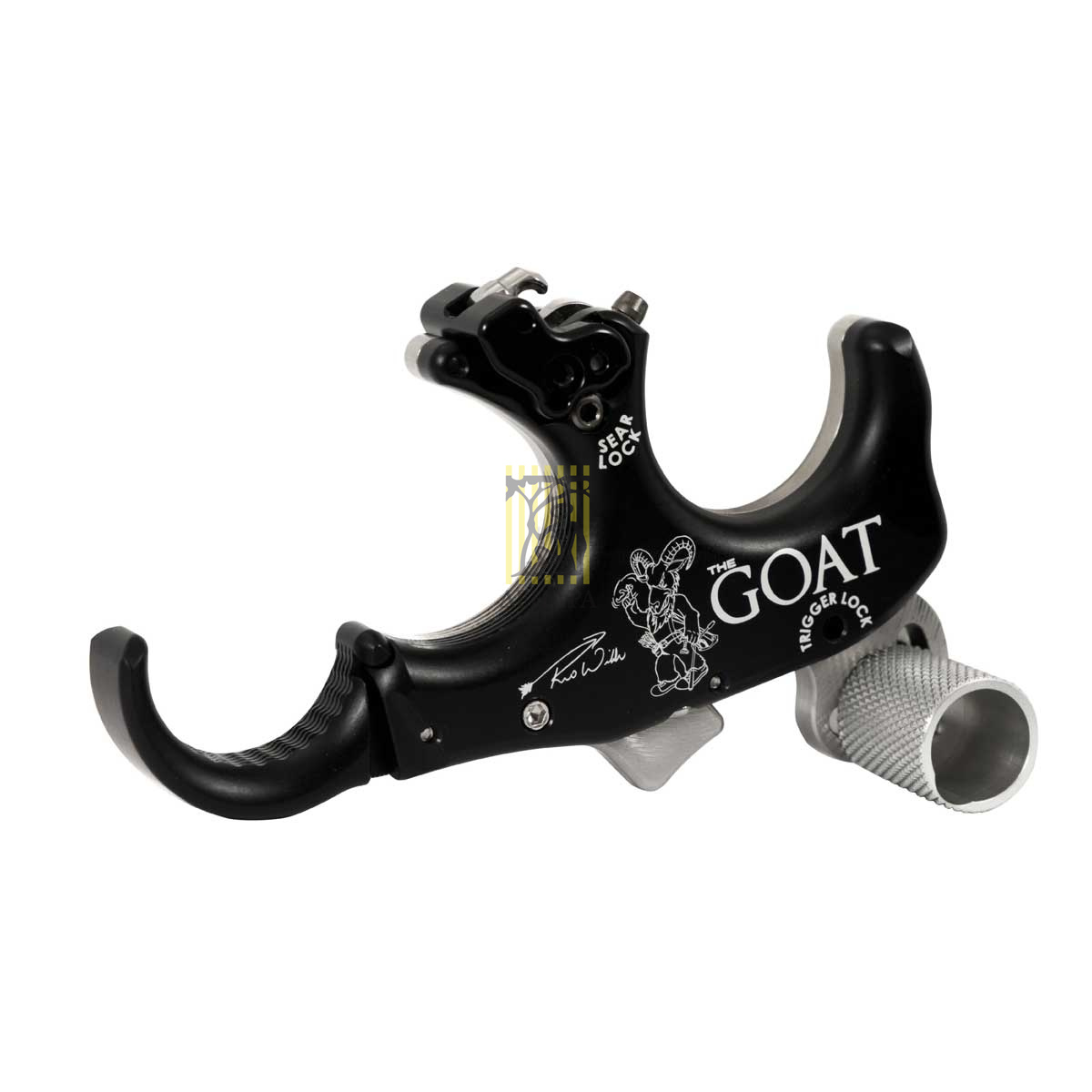 Релиз The GOAT для стрельбы из лука, Т-образный, комбинированный (кнопка-тяговый), материал бронза/а