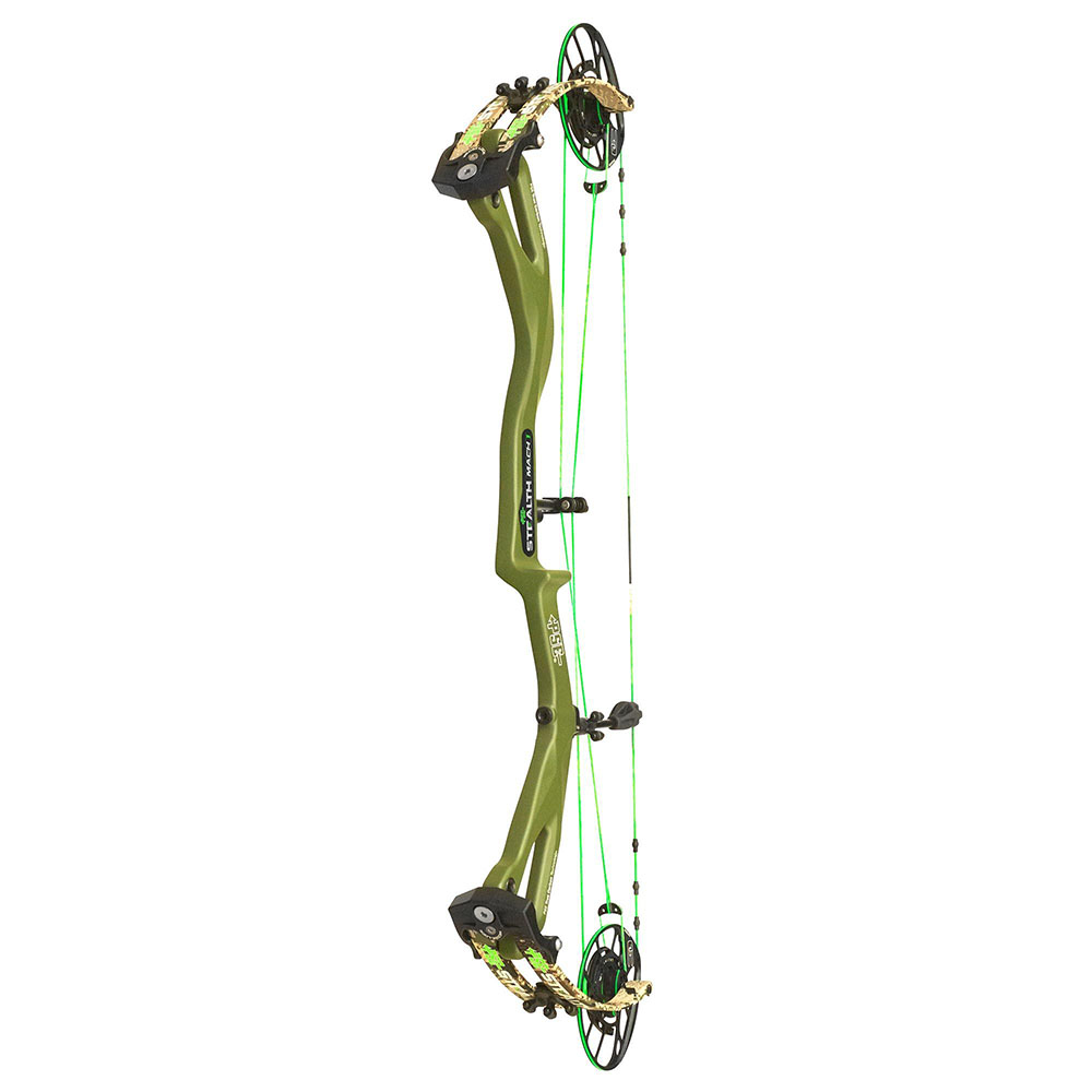 Лук блочный Stealth Mach 1, начальная скорость 332-324 фут в сек, длина натяжения от 25 до 30,5", ба