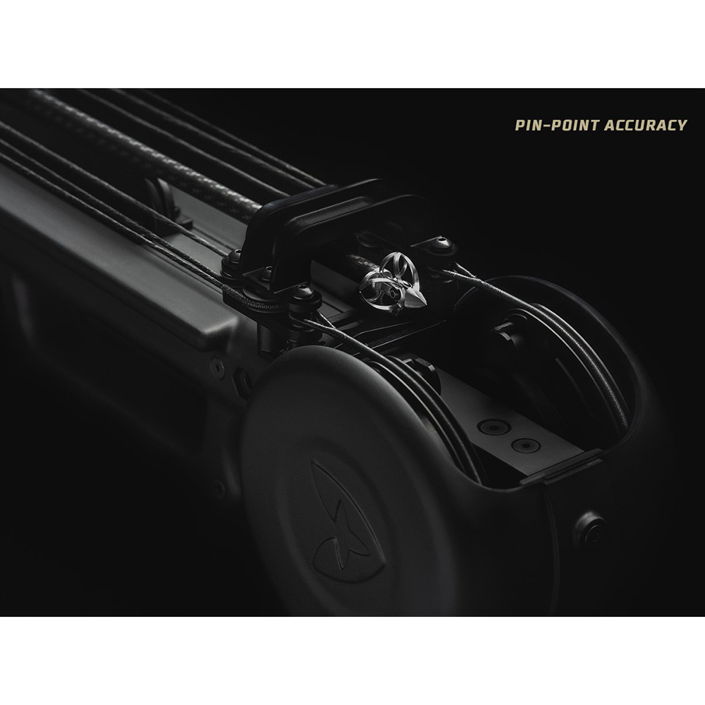 Торсионный арбалет F1, нач. скорость 360 ф/с, 109,7 м/с, длина 90 см, ход тетивы 61 см, ширина 10 см, в комплекте, цвет черный