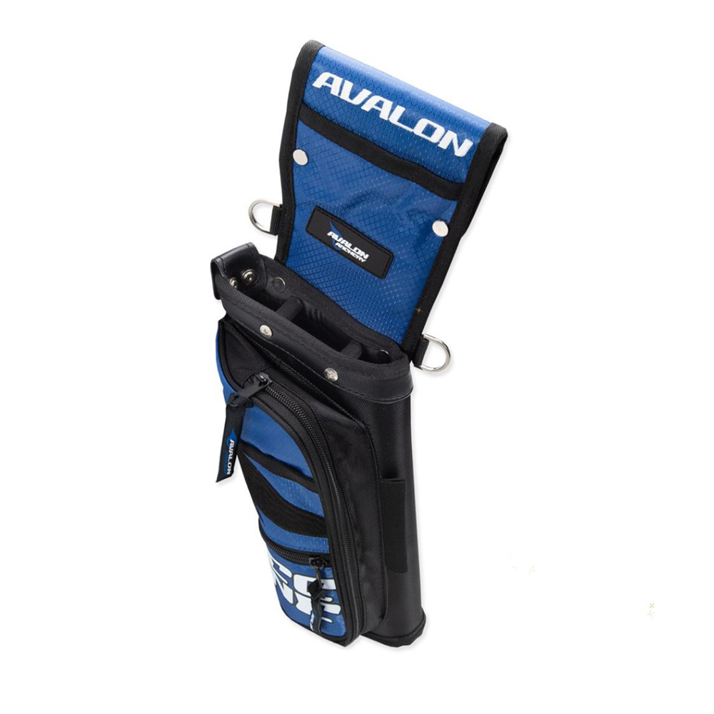 Кивер TEC ONE для стрел, длина 43 см, 2 трубки, 2 кармана на молнии, 2 кармана без молнии, правый, р