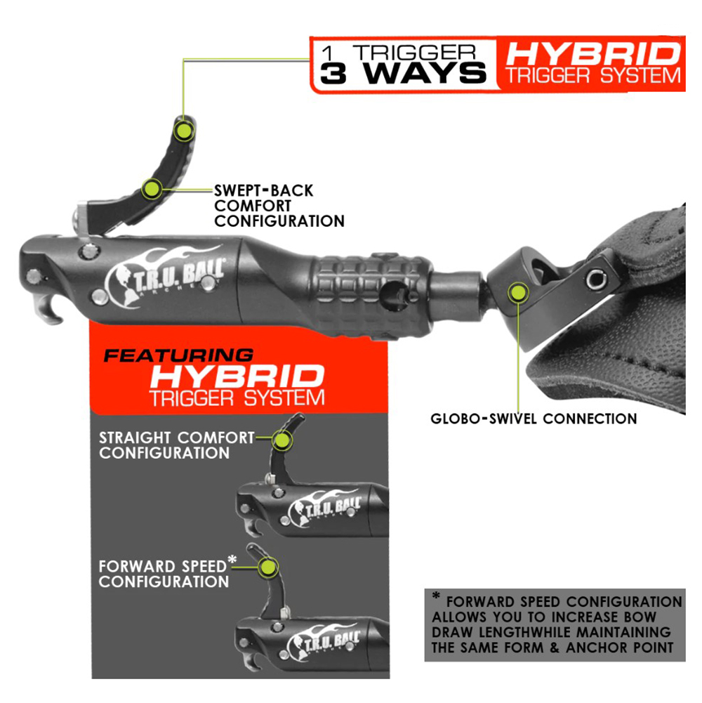 Релиз BEAST XT 1 для стрельбы из лука на пряжке, цвет черный, размер L