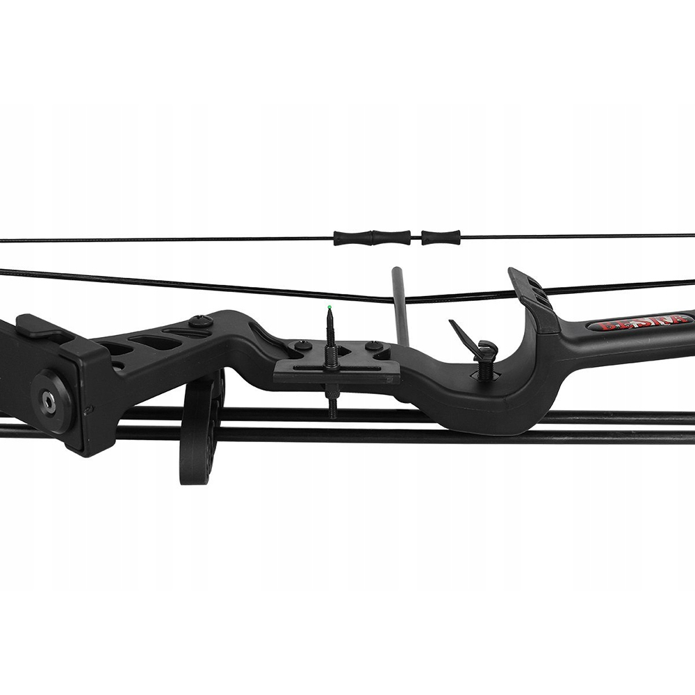 Лук блочный для начинающих, сила 25Lbs, база 6", расстояние между осями 25", с комплектом аксессуаро