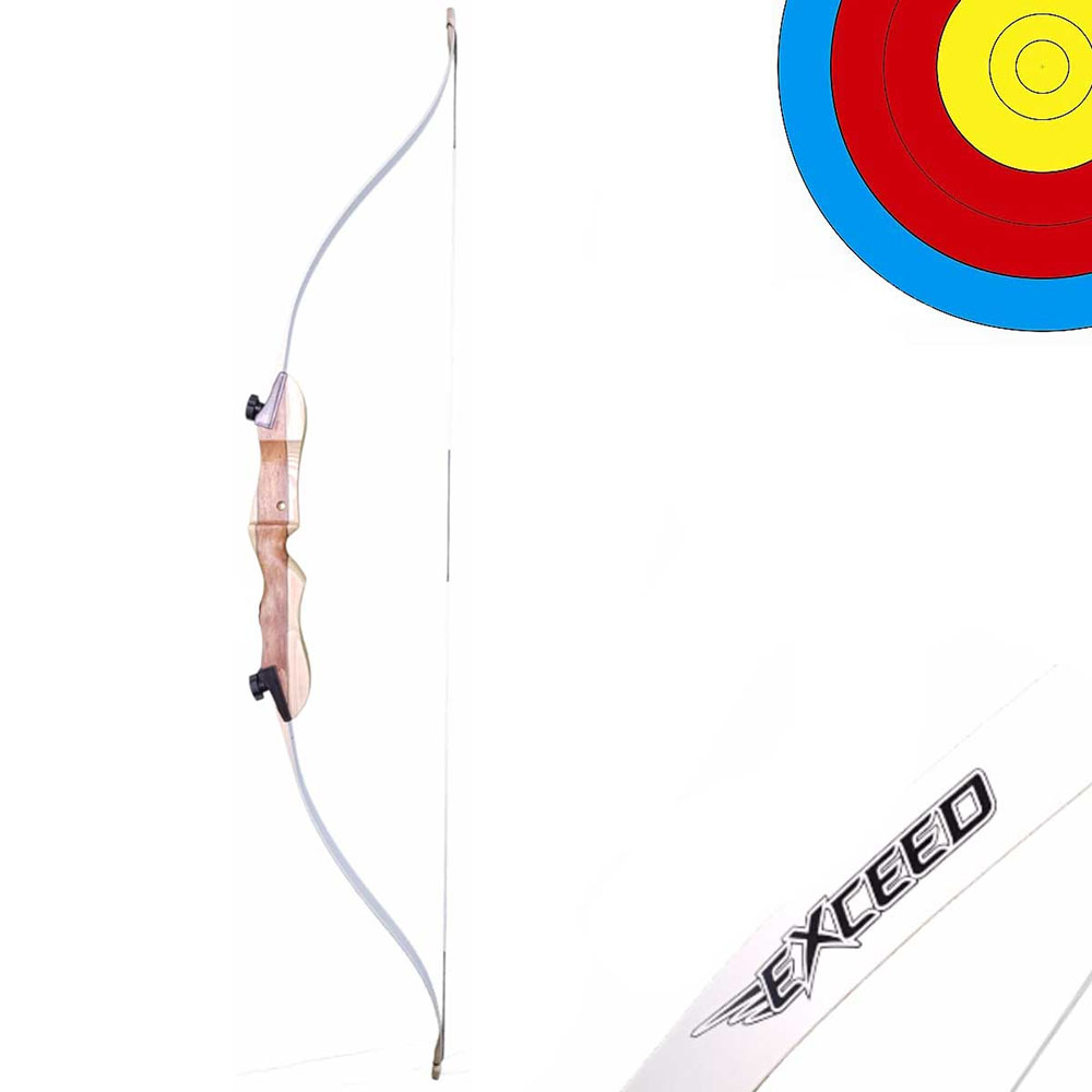 Лук классический Exceed, длина 68", сила 30 lbs, рукоять дерево длина 24", плечи дерево фом, правый,