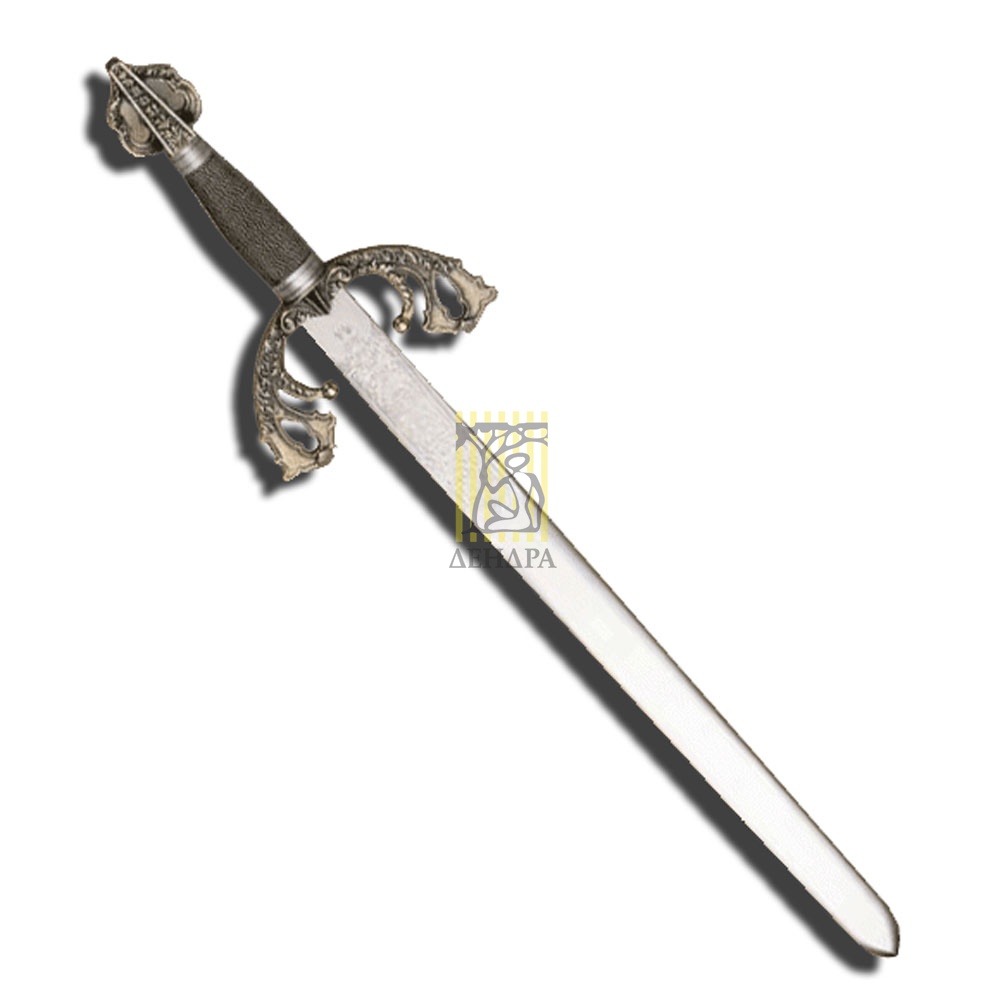 Меч "Тизона Сид", малый, клинок с гравировкой, рукоять под бронзу