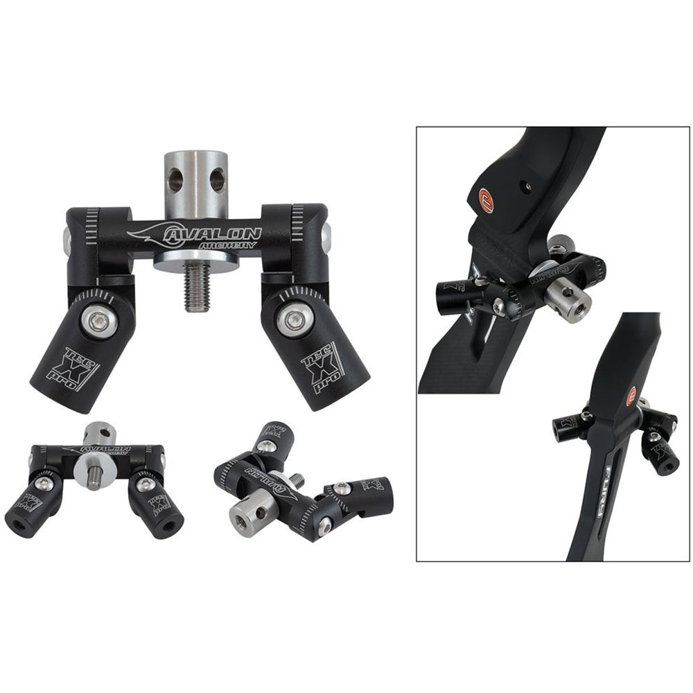 Тройник для лука TEC X DUO, настраиваемый в трех плоскостях, с градуировкой, производитель Avalon, ц