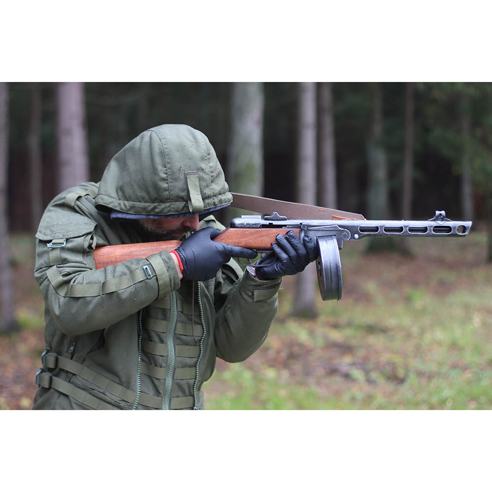 Пистолет-пулемёт Шпагина ППШ, патрон 7,62×25 мм, разработанный в СССР 1940 г. (2-ая Мировая Война) с