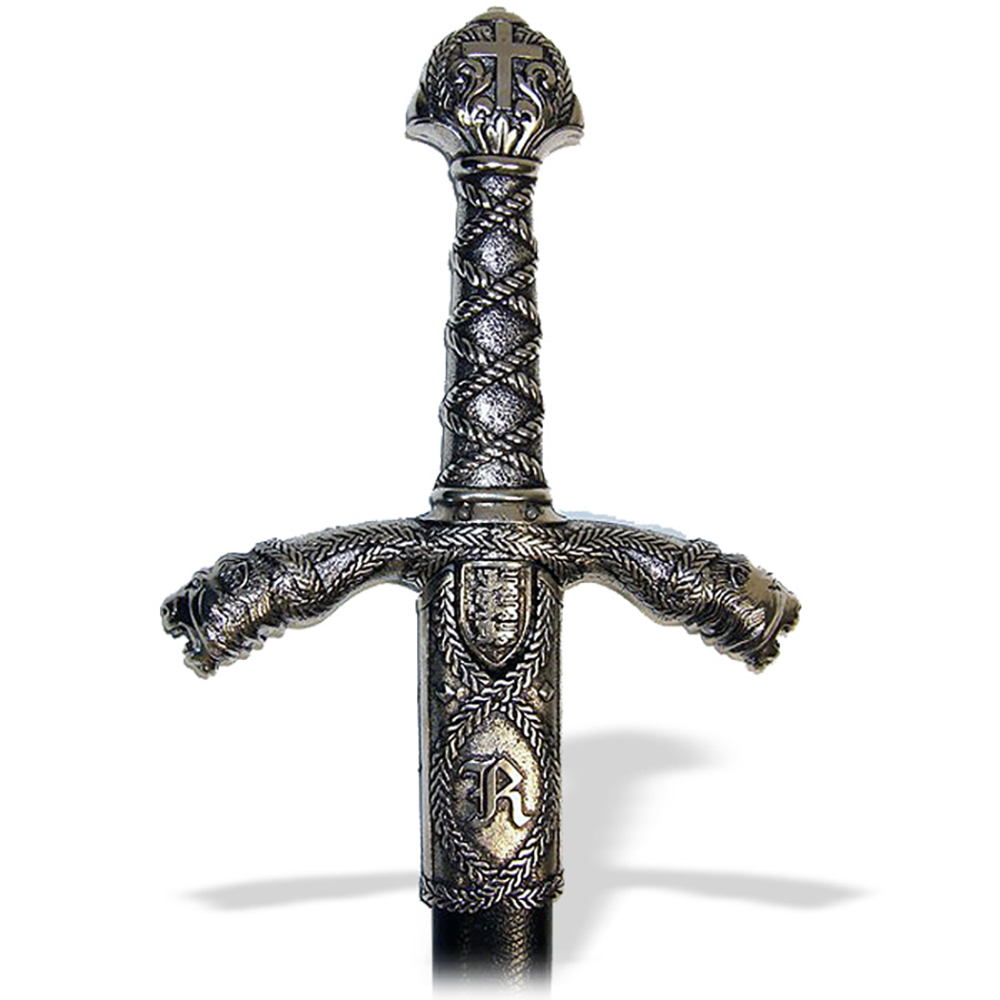 Меч Ричарда Львиное Сердце, ХII в, черные ножны, никель