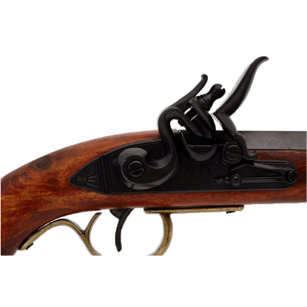 Пистолет Кентукки кремневый, репродукция из дерева и металла с имитацией механизма заряжания и стрел