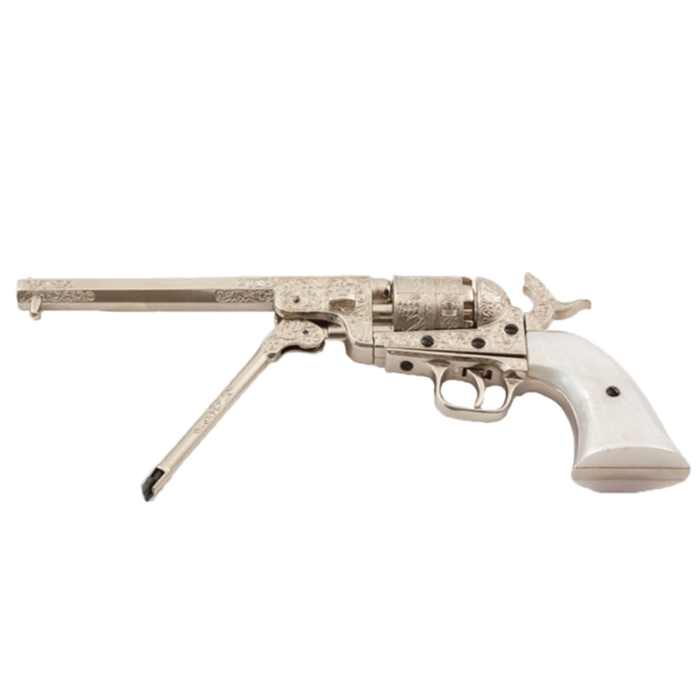 Револьвер морского офицера США, изготовлен С.Кольтом, 1851 г., ствол латунь, рукоять светлый пластик