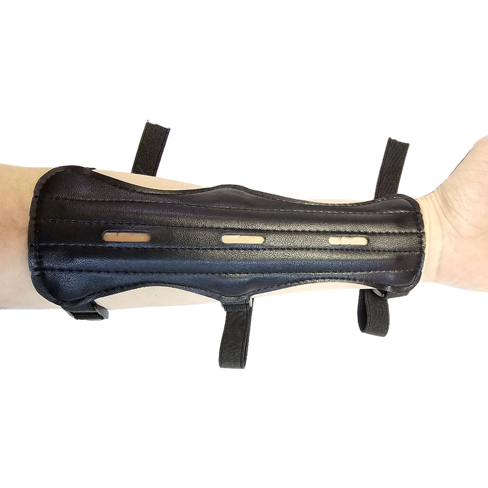 Защитная крага для стрельбы из лука, материал , цвет черный