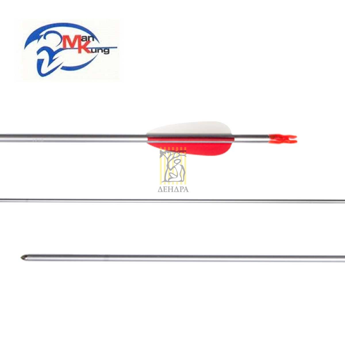 Стрела с оперением для стрельбы из лука, материал алюминий, размер 1716, длина 29", диаметр 6,8 мм,с